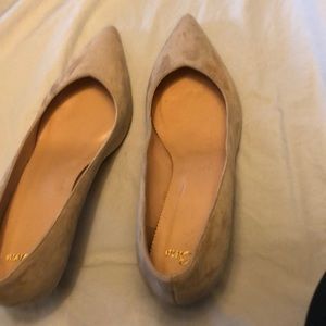 New J Crew Dulci blush suede kitten heel 9 shoes